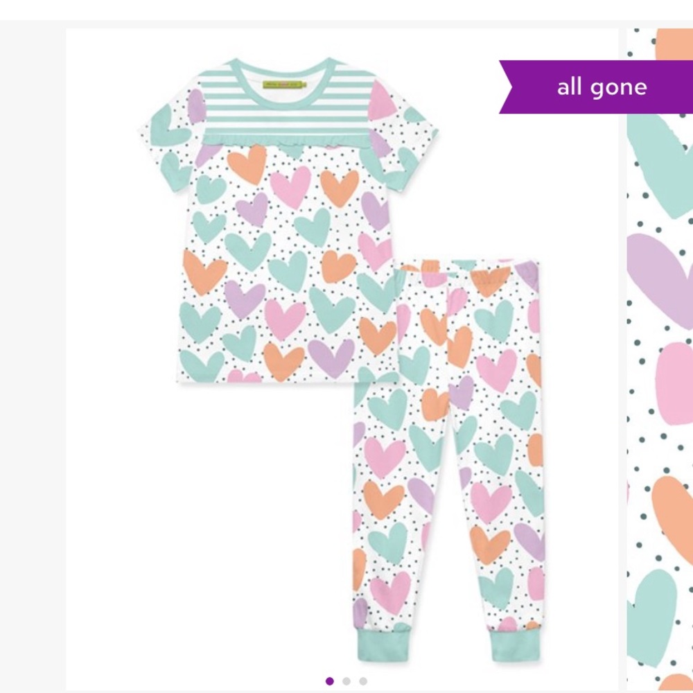 Millie Loves Lily Pajamas, 3t